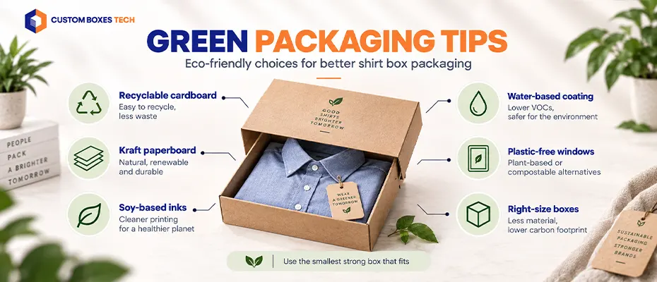 Green Packaging Tips for Shirt Brands
