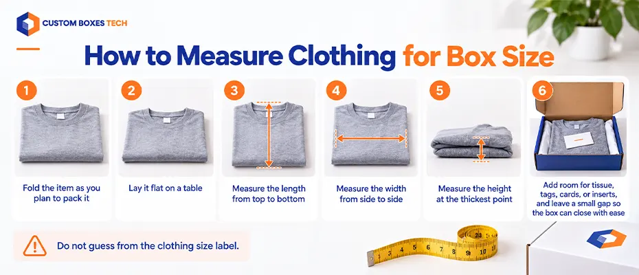 Measure Clothing for Box Size