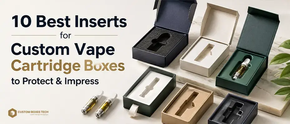 10 Best Inserts for Custom Vape Cartridge Boxes to Protect & Impress