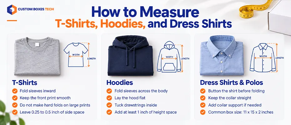 Measure T-Shirts, Hoodies and Dress Shirts
