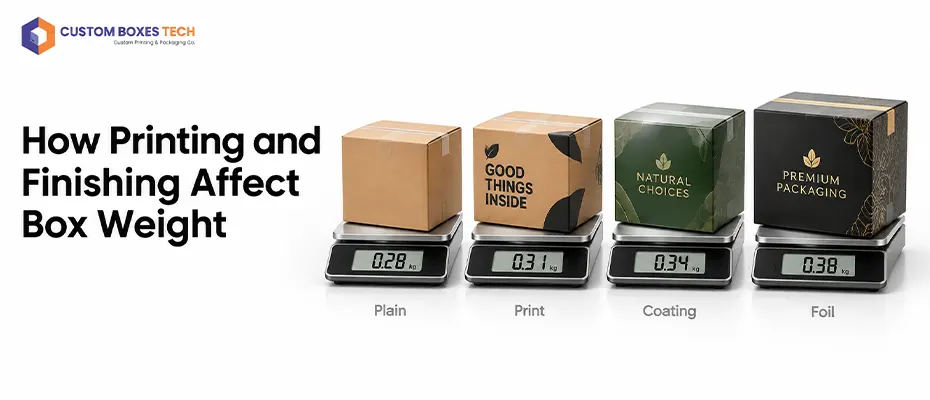 How Printing and Finishing Affect Box Weight