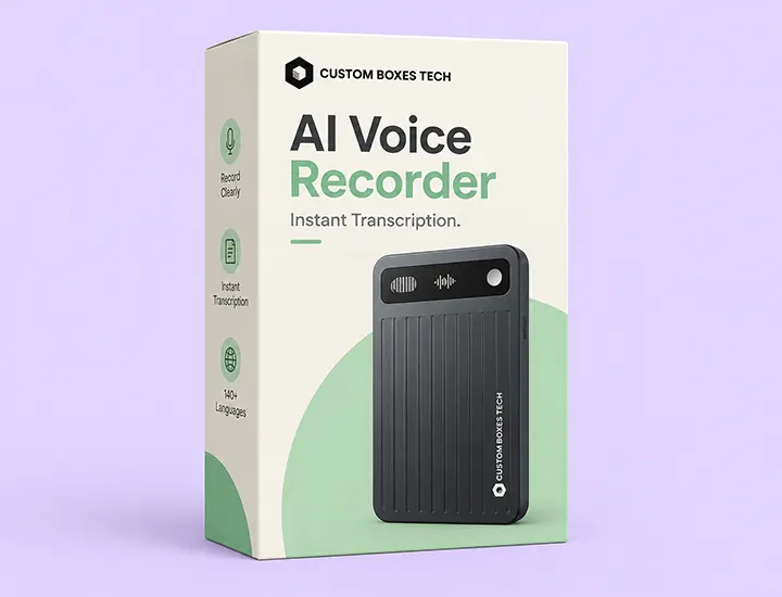 Ai Voice Recorder Packaging Boxes