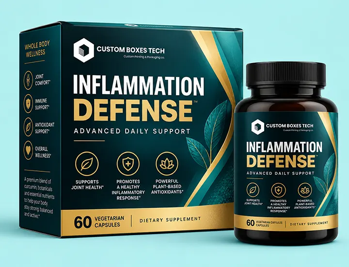Inflammatory Supplement Packaging Boxes