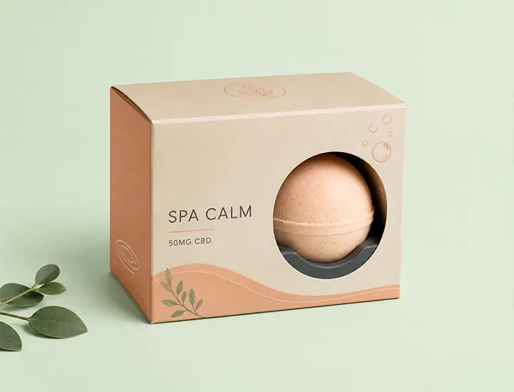 Custom CBD Bath Bomb Boxes