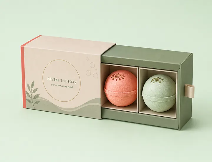Custom CBD Bath Bomb Boxes