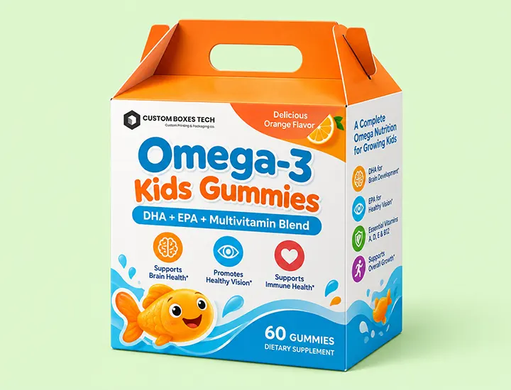 omega vitamin packaging boxes