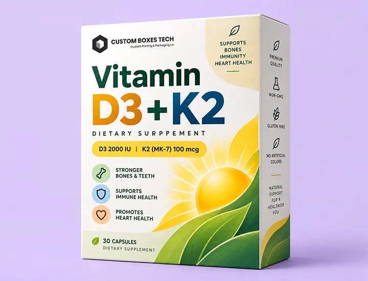 vitamin d3+k2 supplement boxes