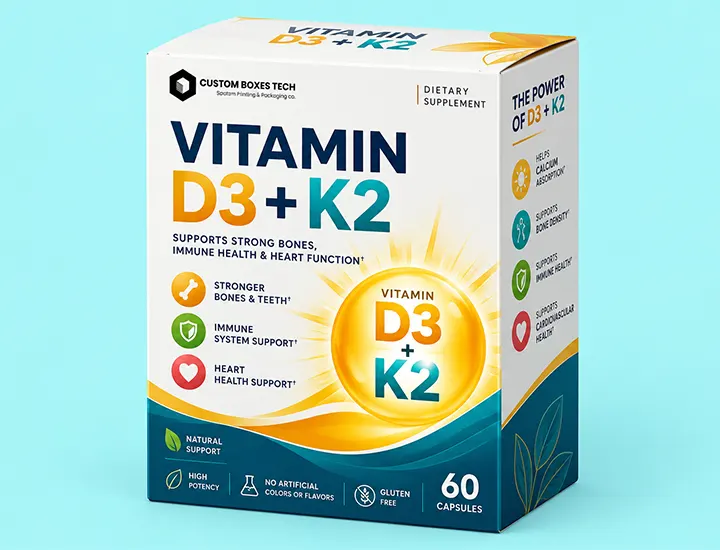 vitamin d3+k2 supplement boxes