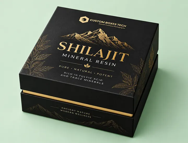 Shilajit packaging boxes (Minral/liquid)