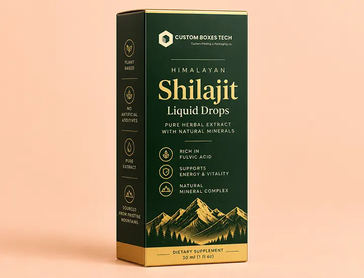Shilajit packaging boxes (Minral/liquid)
