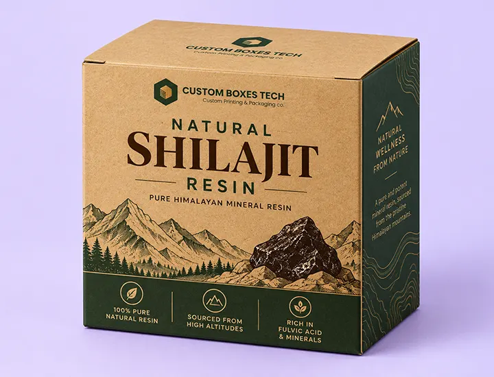 Shilajit packaging boxes (Minral/liquid)