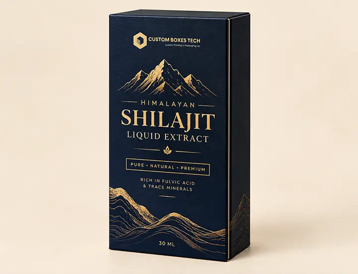Shilajit packaging boxes (Minral/liquid)