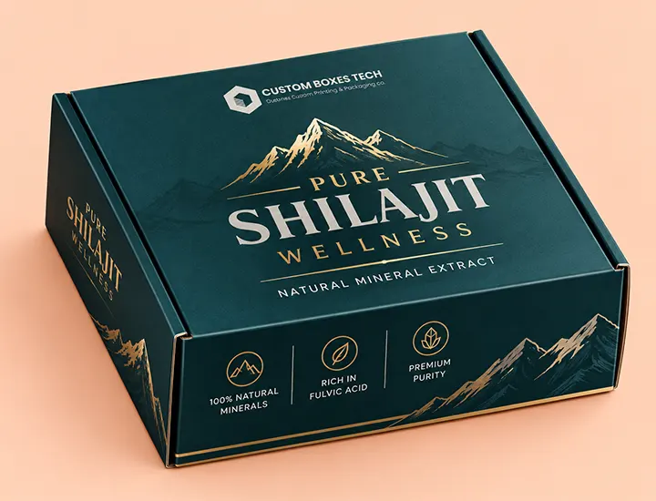 Shilajit packaging boxes (Minral/liquid)
