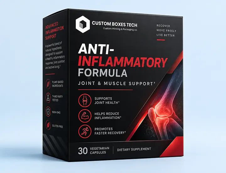 Inflammatory Supplement Packaging Boxes