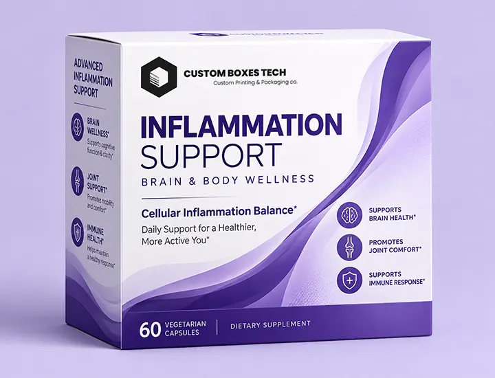 Inflammatory Supplement Packaging Boxes
