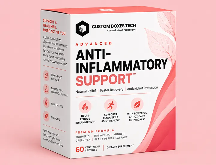 Inflammatory Supplement Packaging Boxes