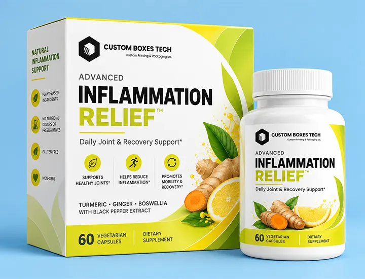 Inflammatory Supplement Packaging Boxes