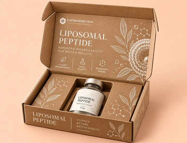 Liposomal Peptide Packaging Boxes