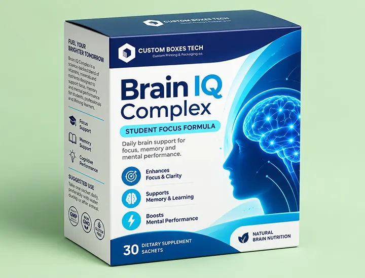 Brain Complex Supplement Packaging Boxes