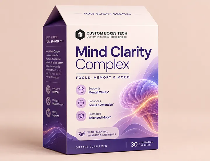 Brain Complex Supplement Packaging Boxes