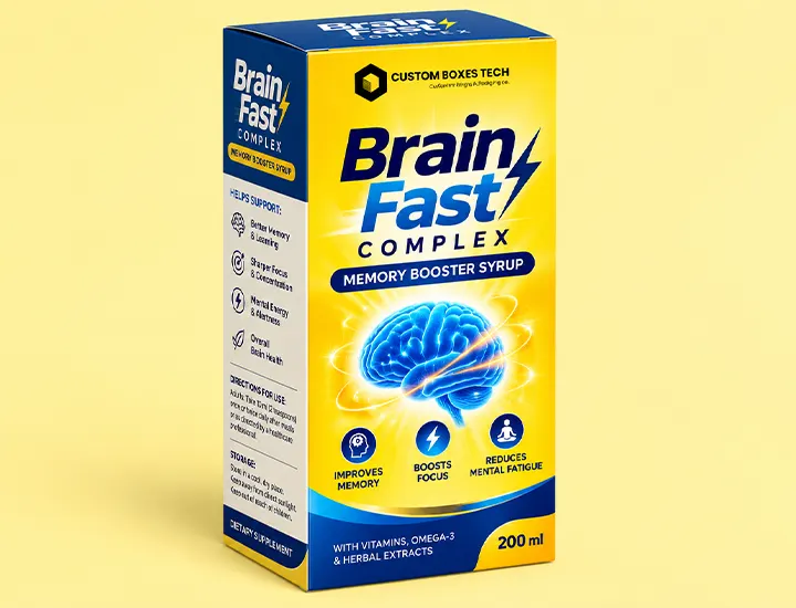 Brain Complex Supplement Packaging Boxes