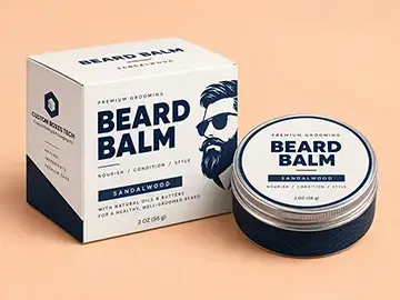 Custom Beard Balm Boxes